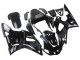 2000-2001 Yamaha YZF 1000 R1 Motorcycle Fairings - Glossy Black White Monster Motul Canada
