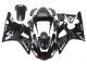 2000-2001 Yamaha YZF 1000 R1 Motorcycle Fairings - Glossy Black White Monster Motul Canada