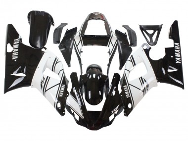 2000-2001 Yamaha YZF 1000 R1 Motorcycle Fairings - White Black Canada