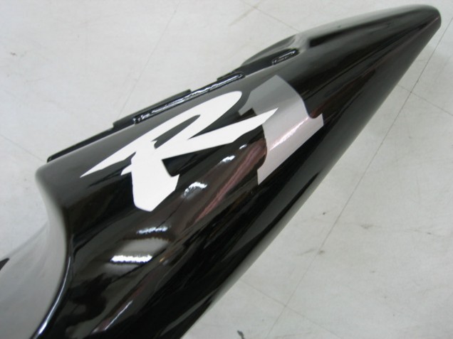 2000-2001 Yamaha YZF 1000 R1 Motorcycle Fairings - Glossy Black White Decal Canada
