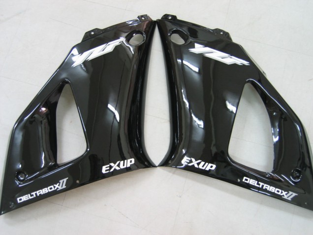 2000-2001 Yamaha YZF 1000 R1 Motorcycle Fairings - Glossy Black White Decal Canada