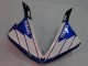 2009-2011 Yamaha YZF 1000 R1 Motorcycle Fairings - White Blue Black M1 Canada