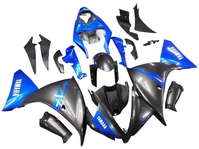 2012-2014 Yamaha YZF 1000 R1 Motorcycle Fairings - Blue Glossy Black Canada