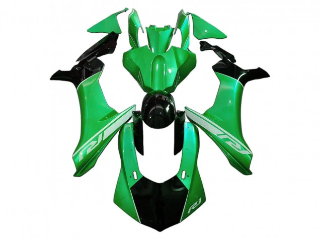 2020-2025 Yamaha YZF 1000 R1 Motorcycle Fairings - Green Glossy Black Canada