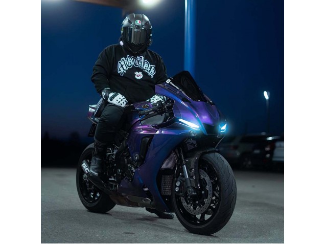 2020-2025 Yamaha YZF 1000 R1 Motorcycle Fairings - Gradient Blue Purple Canada