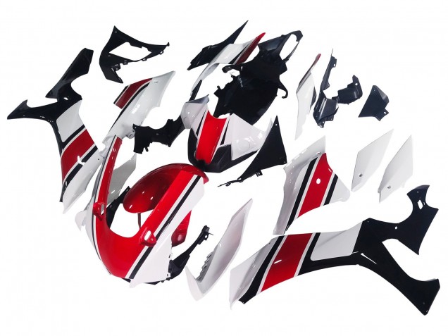 2020-2025 Yamaha YZF 1000 R1 Motorcycle Fairing - White Red Glossy Black Canada