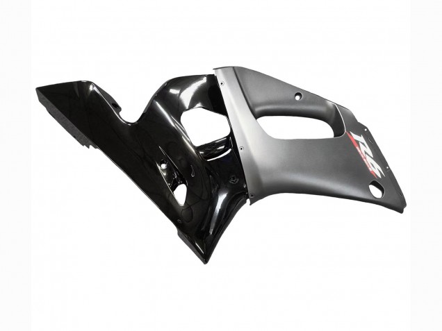 1998-2002 Yamaha YZF 600 R6 Motorcycle Fairings - Silver Glossy Black Canada