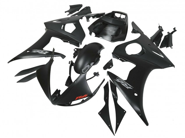 2003-2004 Yamaha YZF R6 Motorcycle Fairings - Matte Black Canada