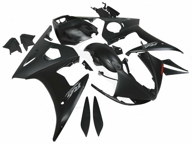 2003-2004 Yamaha YZF R6 Motorcycle Fairings - Matte Black Canada