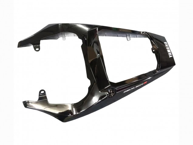 2003-2004 Yamaha YZF R6 Motorcycle Fairings - Glossy Black Matte Black White Decals Canada