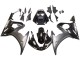 2003-2004 Yamaha YZF R6 Motorcycle Fairings - Glossy Black Matte Black White Decals Canada