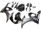 2006-2009 Yamaha YZF R6S Motorcycle Fairings - Glossy Black Matte Black White Decals Canada