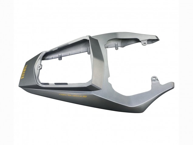 2006-2009 Yamaha YZF R6S Motorcycle Fairings - Matte Grey Matte Black Gold Decals Canada