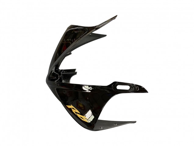 2003-2004 Yamaha YZF R6 Motorcycle Fairings - Glossy Black Matte Black Gold Decals Canada