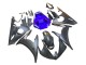 2006-2009 Yamaha YZF R6S Motorcycle Fairings - Blue Matte Black Canada