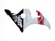 2006-2009 Yamaha YZF R6S Motorcycle Fairings - White Red Glossy Black Motul Canada