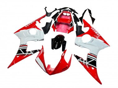 2006-2009 Yamaha YZF R6S Motorcycle Fairings - Red White Black Canada