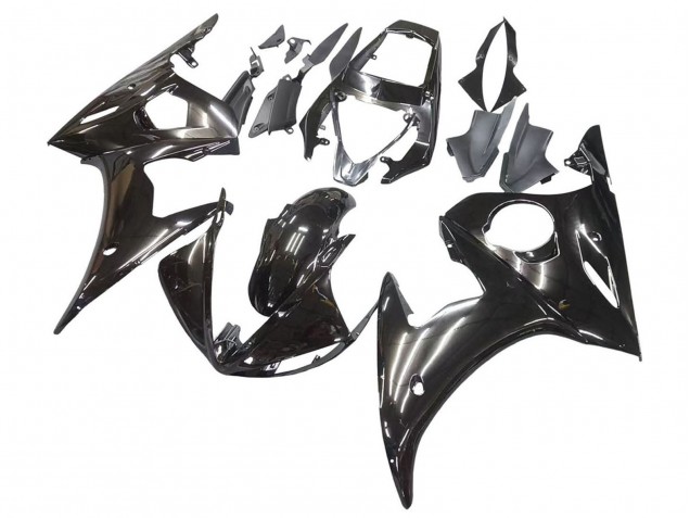2003-2004 Yamaha YZF R6 Motorcycle Fairings - Glossy Black Canada
