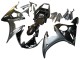 2003-2004 Yamaha YZF R6 Motorcycle Fairings - Glossy Black Matte Black Gold Chameleon Canada