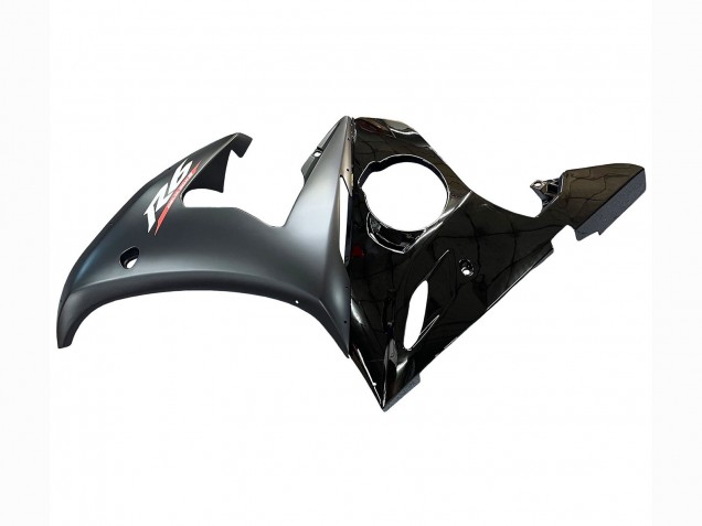 2003-2004 Yamaha YZF R6 Motorcycle Fairings - Glossy Black Matte Black Gold Chameleon Canada
