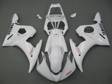 2006-2009 Yamaha YZF R6S Motorcycle Fairings - White Canada