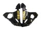 2005 Yamaha YZF 600 R6 Motorcycle Fairings - Black Gold Canada