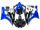 2006-2007 Yamaha YZF 600 R6 Motorcycle Fairings - Blue Glossy Black Canada