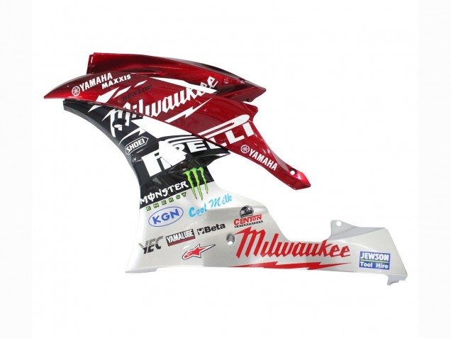 2006-2007 Yamaha YZF 600 R6 Motorcycle Fairings - White Red Black Green Monster Milwaukee Canada