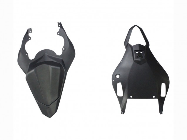 2006-2007 Yamaha YZF 600 R6 Motorcycle Fairings - Matte Black Silver Flame Canada