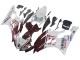2006-2007 Yamaha YZF 600 R6 Motorcycle Fairings - White Maroon Red Fiat Acer Yamalube Canada