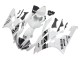 2006-2007 Yamaha YZF 600 R6 Motorcycle Fairings - White Glossy Black Motul Michelin Canada