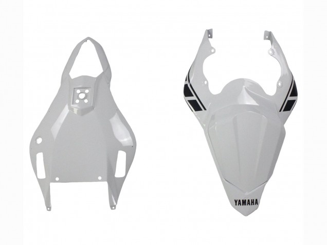 2006-2007 Yamaha YZF 600 R6 Motorcycle Fairings - White Glossy Black Motul Michelin Canada