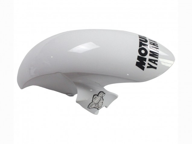 2006-2007 Yamaha YZF 600 R6 Motorcycle Fairings - White Glossy Black Motul Michelin Canada