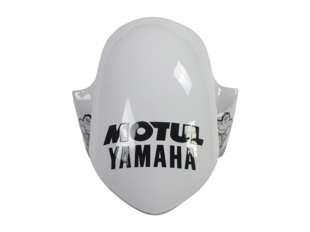 2006-2007 Yamaha YZF 600 R6 Motorcycle Fairings - White Glossy Black Motul Michelin Canada