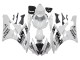 2006-2007 Yamaha YZF 600 R6 Motorcycle Fairings - White Glossy Black Motul Michelin Canada