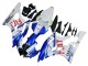 2006-2007 Yamaha YZF 600 R6 Motorcycle Fairings - White Blue Red Fiat Motul Michelin Canada