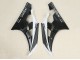 2006-2007 Yamaha YZF 600 R6 Motorcycle Fairings - Glossy Black Matte Black White Motul Michelin Canada