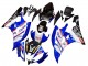 2006-2007 Yamaha YZF 600 R6 Motorcycle Fairings - White Blue Black Fimer Volvo Yamalube Sterilgarda Canada