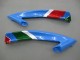 2006-2007 Yamaha YZF 600 R6 Motorcycle Fairings - Blue Green White Red Dunlop Michelin Motul Canada