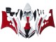2006-2007 Yamaha YZF 600 R6 Motorcycle Fairings - White Red Canada