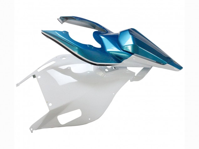 2006-2007 Yamaha YZF 600 R6 Motorcycle Fairings - White Blue Black Semakin Didepan ENEOS Canada