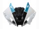 2006-2007 Yamaha YZF 600 R6 Motorcycle Fairings - White Blue Black Semakin Didepan ENEOS Canada