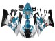 2006-2007 Yamaha YZF 600 R6 Motorcycle Fairings - White Blue Black Semakin Didepan ENEOS Canada