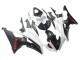 2008-2016 Yamaha YZF 600 R6 Motorcycle Fairings - White Matte Black Red Decals Canada