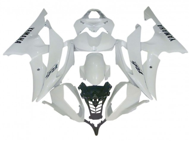 2008-2016 Yamaha YZF 600 R6 Motorcycle Fairings - Glossy White Canada