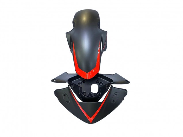 2011-2015 Honda CBR250RR Motorcycle Fairings - Matte Black Red Stripe Canada