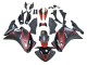 2011-2015 Honda CBR250RR Motorcycle Fairings - Matte Black Red Stripe Canada