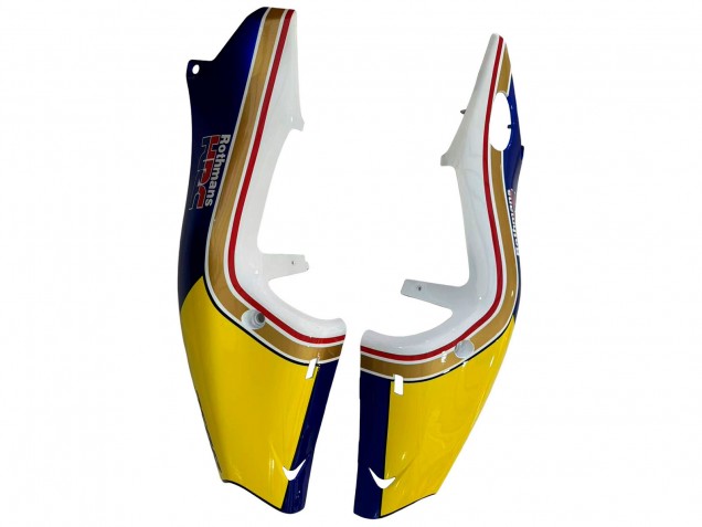 1994-1996 Honda NSR250 Motorcycle Fairings - White Blue Yellow Gold Rothmans Canada