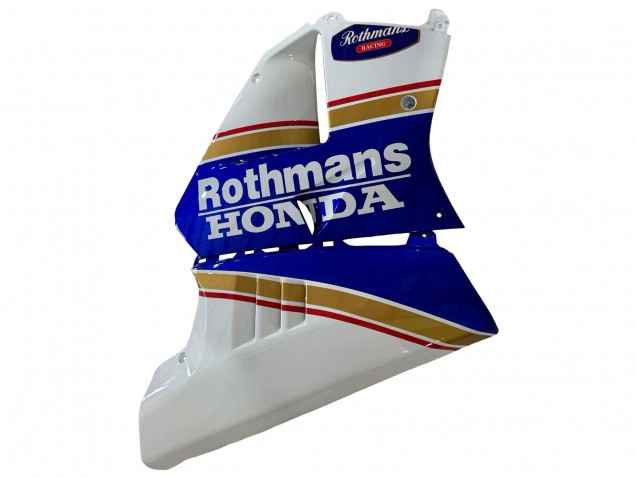 1994-1996 Honda NSR250 Motorcycle Fairings - White Blue Yellow Gold Rothmans Canada