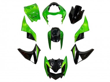 2003-2006 Kawasaki Z1000 Motorcycle Fairings - Green Glossy Black Canada